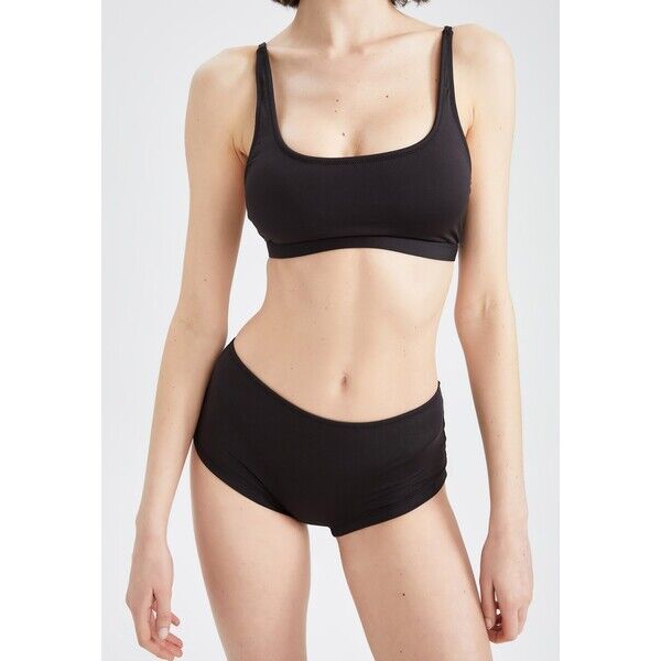 DeFacto REGULAR FIT Dół od bikini black DEZ81I01J-Q11