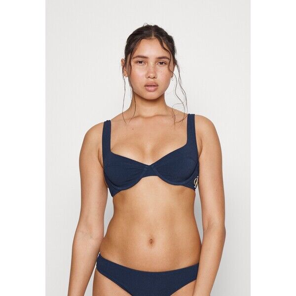 Calvin Klein Swimwear BALCONETTE Góra od bikini navy iris C1781J04S-K11