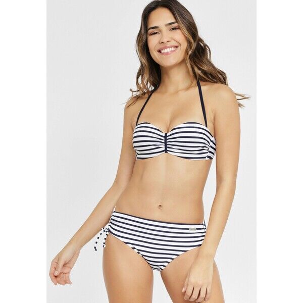 Venice Beach Dół od bikini weiß marine gestreift 2VE81I01H-K11