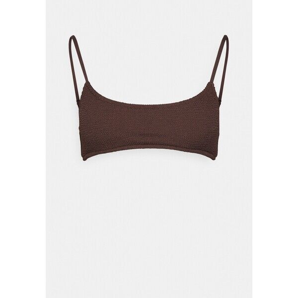 Rhythm WAVE BREAK CROP Góra od bikini chocolate 2RH81J01E-O11