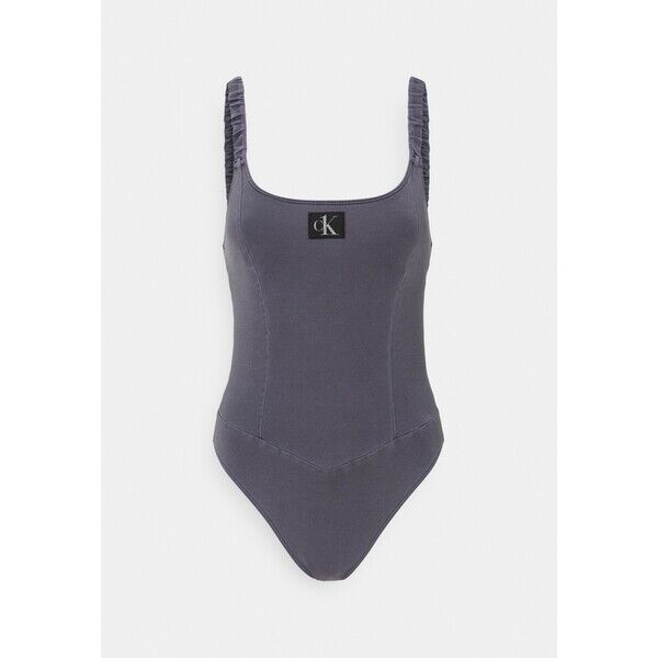 Calvin Klein Swimwear AUTHENTIC ONE PIECE Kostium kąpielowy blue C1781G01N-K11