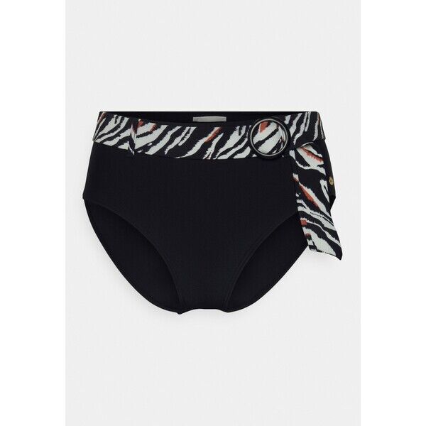s.Oliver HIGHWAIST BRIEF Dół od bikini black SO281I01O-A11