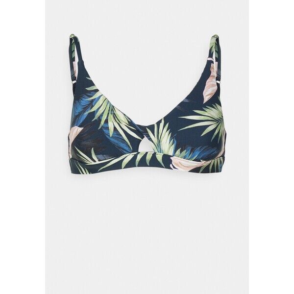 Seafolly TROPICAL PRINT BUSTIER Góra od bikini true navy S1981J0B5-K11