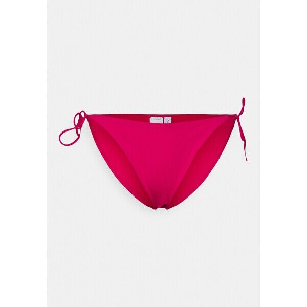 Calvin Klein Swimwear STRING SIDE TIE Dół od bikini royal pink C1781I03S-J11