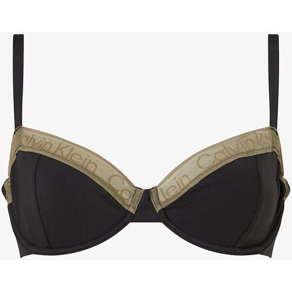 Calvin Klein Swimwear Góra od bikini pvh black C1781J04W-Q11
