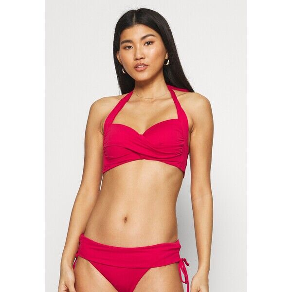 Seafolly TWIST SOFT CUP HALTER Góra od bikini rouge S1981J009-G11