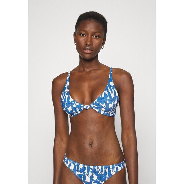 Tory Burch PRINTED KNOT Góra od bikini hawaiian dreamer/combo blue T0781J001-K11