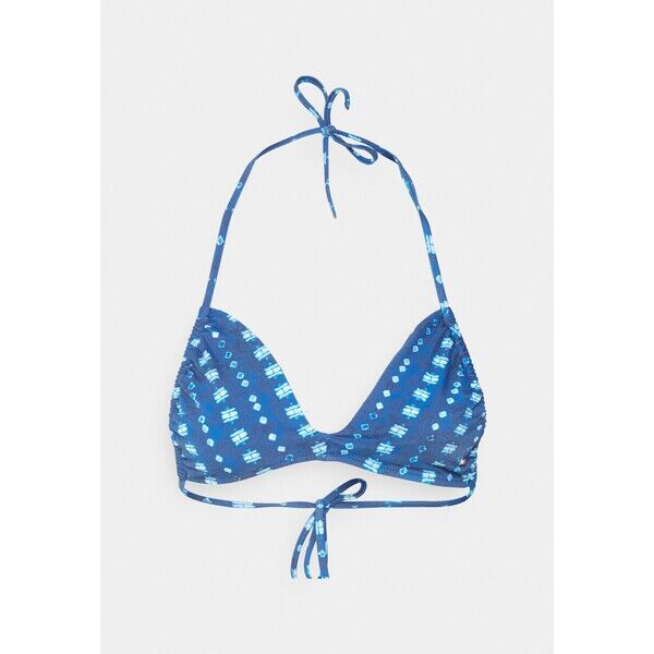 Tommy Hilfiger TRIANGLE Góra od bikini blue TO181J046-K11
