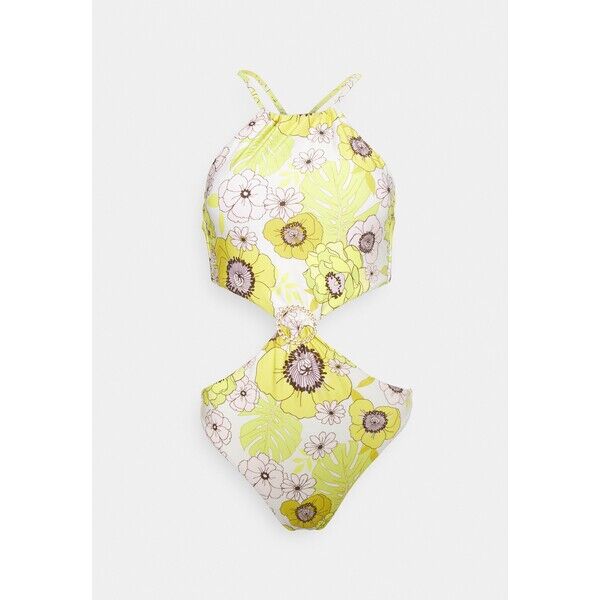Seafolly SUMMER OF LOVE HIGH NECK ONE PIECE Kostium kąpielowy wild lime S1981G05G-M11