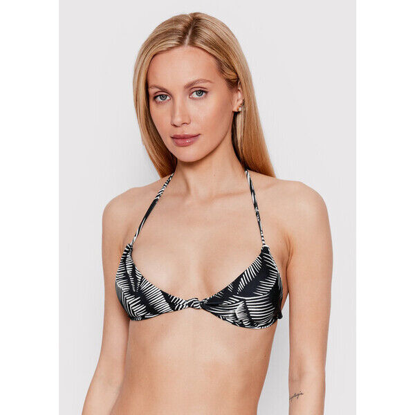Volcom Góra od bikini Stay Or Leaf O1412203 Czarny