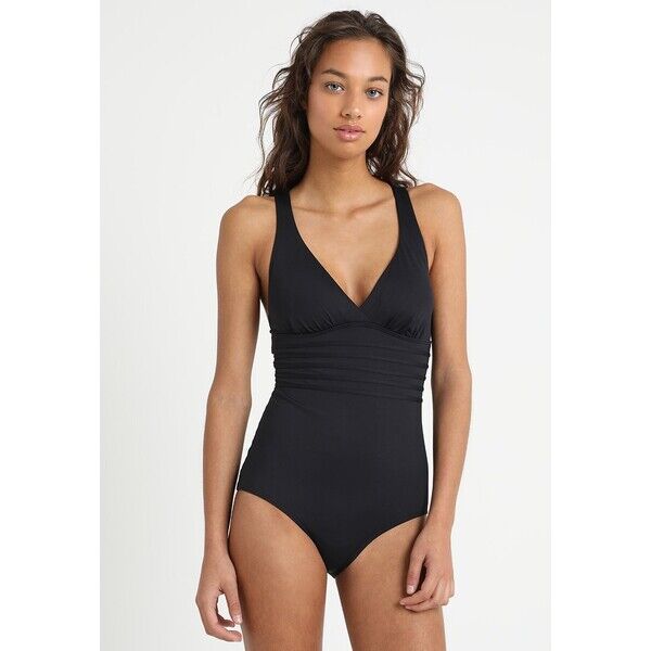 LASCANA SWIMSUIT CROSS Kostium kąpielowy black L8381D01R-Q11