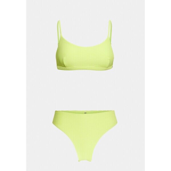 Seafolly ESSENTIALS BRALETTE ESSENTIALS HIGH RISE PANT SET Bikini wild lime S1981L009-M11