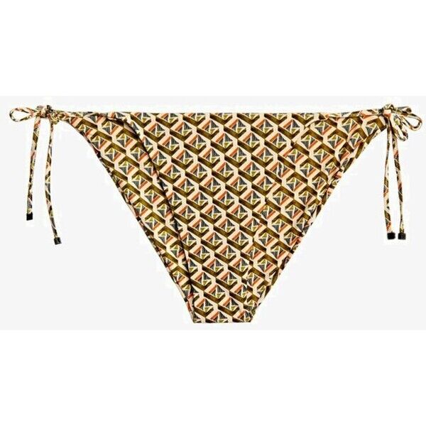 Massimo Dutti GEOMETRIC PRINT Dół od bikini orange M3I81I008-M11