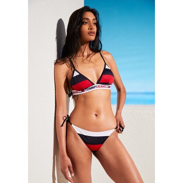 Tommy Hilfiger STRING SIDE TIE CHEEKY Dół od bikini red TO181I04F-G11