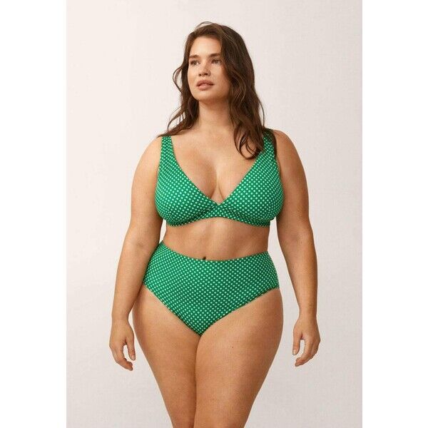 Mango GALAP Dół od bikini pastel green M9181I02N-M11