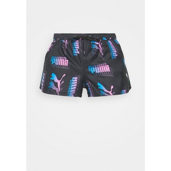 Puma SWIM WOMEN BLOCK LOGO SHORTS Szorty kąpielowe multi coloured/black PU181H000-T11