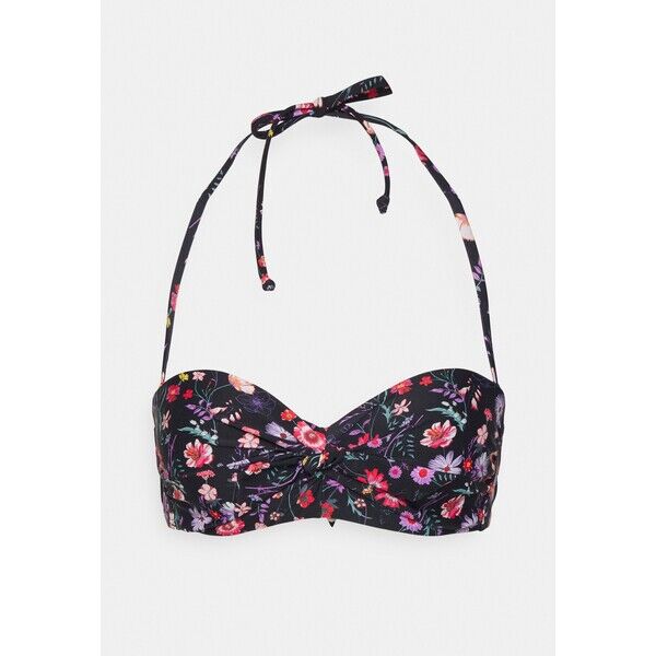 LASCANA BÜGEL BANDEAU TOP Góra od bikini black L8381J06G-Q11