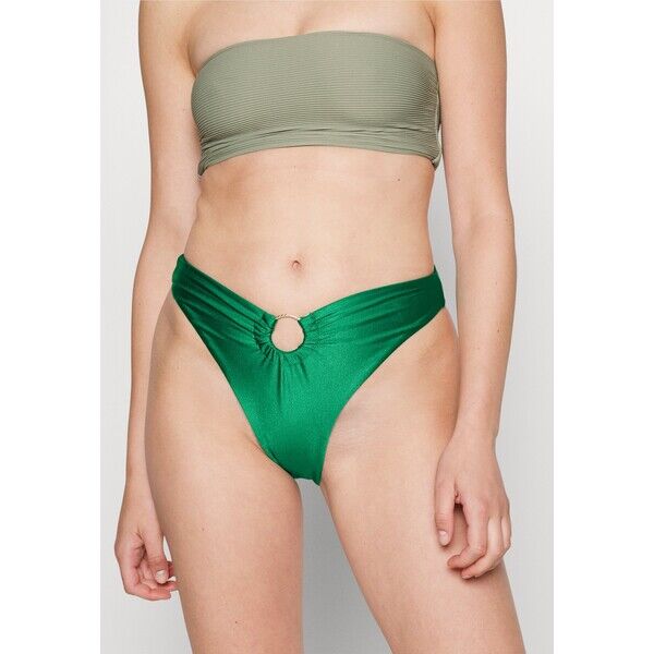 Hunkemöller ANTIGUA HIGH LEG Dół od bikini green HM181I0E7-M11