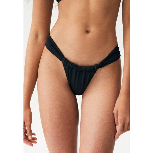 PULL&BEAR Dół od bikini mottled black PUC81I020-Q11