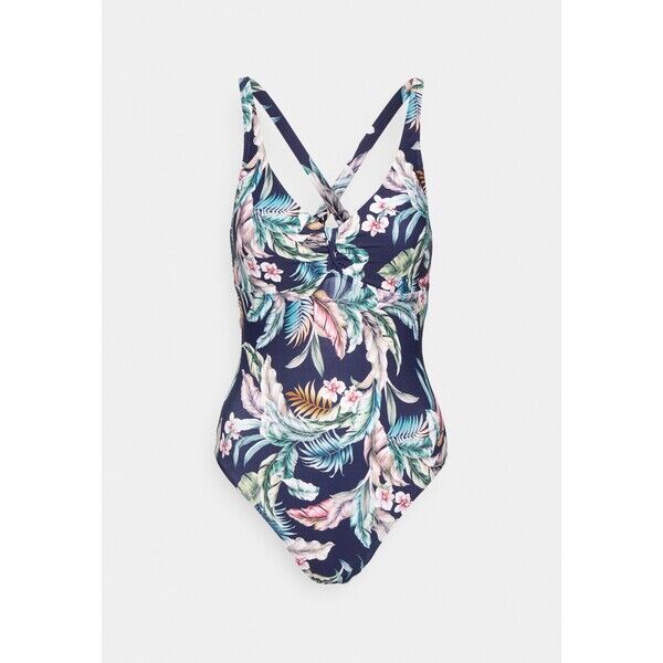 Esprit MALIBU BEACH SWIMSUIT PADDED Kostium kąpielowy navy ES181G04H-K11