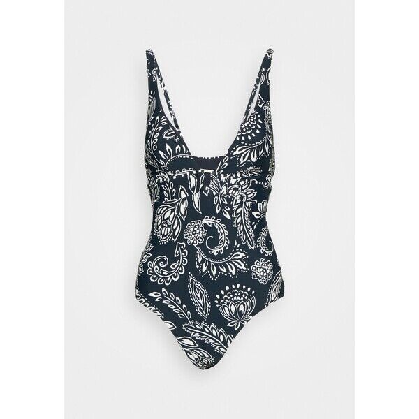 Seafolly FOLKLORE ONE PIECE Kostium kąpielowy true navy S1981G058-K11