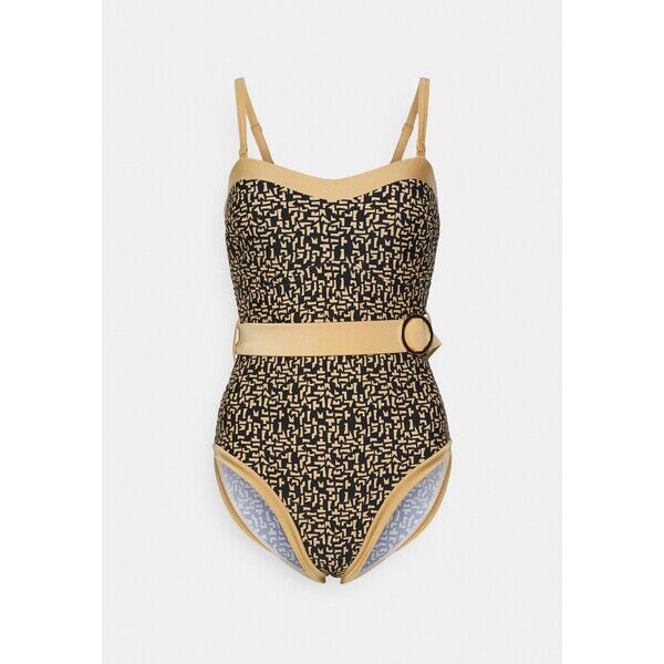 Pour Moi CASABLANCA REMOVABLE STRAPS BELTED CONTROL SWIMSUIT Kostium kąpielowy multi-coloured POJ81G01B-T11