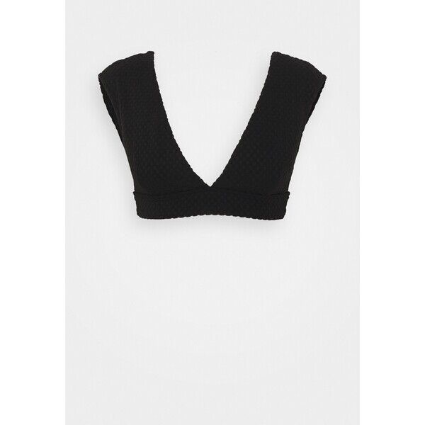 Seafolly RIVIERA CAP SLEEVE Góra od bikini black S1981J0B6-Q11
