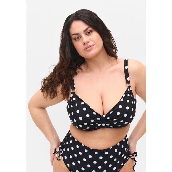 Zizzi MIT PRINT Góra od bikini dotted print Z1781J02A-Q11