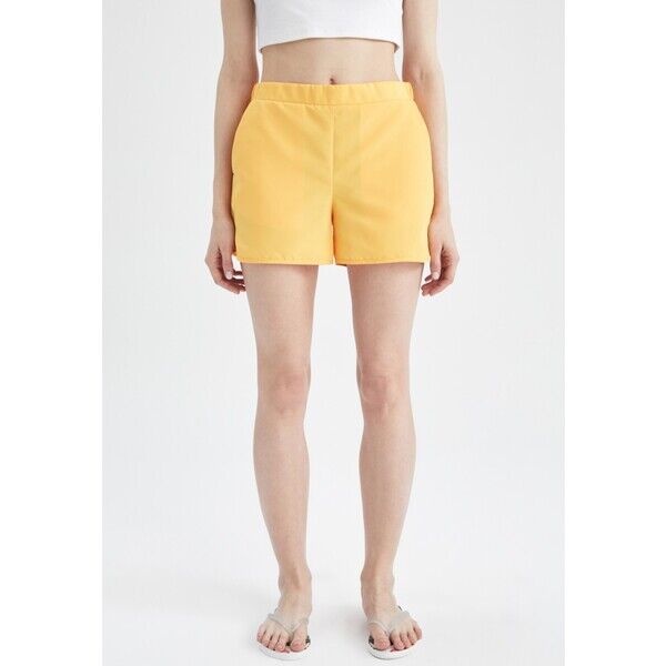 DeFacto REGULAR FIT Szorty kąpielowe yellow DEZ81I01K-E11