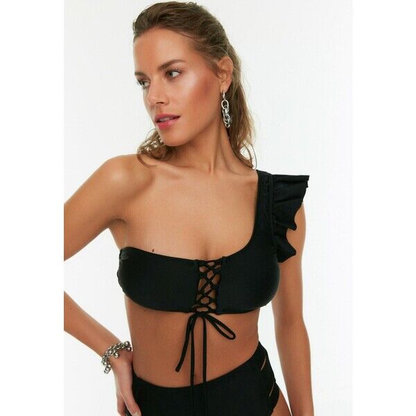 Trendyol PARENT Góra od bikini black TRU81J02O-Q11