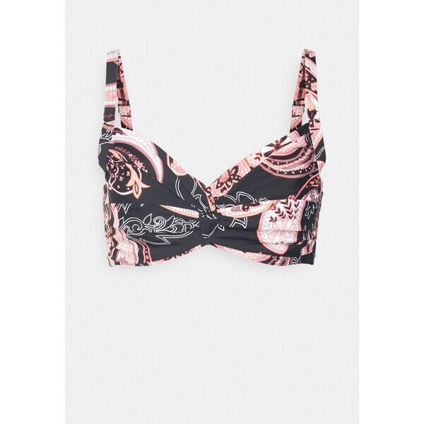 Esprit LIBERTY BEACH TWISTED UNDERWIRE BRA Góra od bikini black ES181J0MQ-Q11