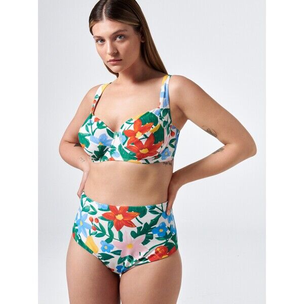 Reserved Majtki bikini z wysokim stanem 0324Q-30X