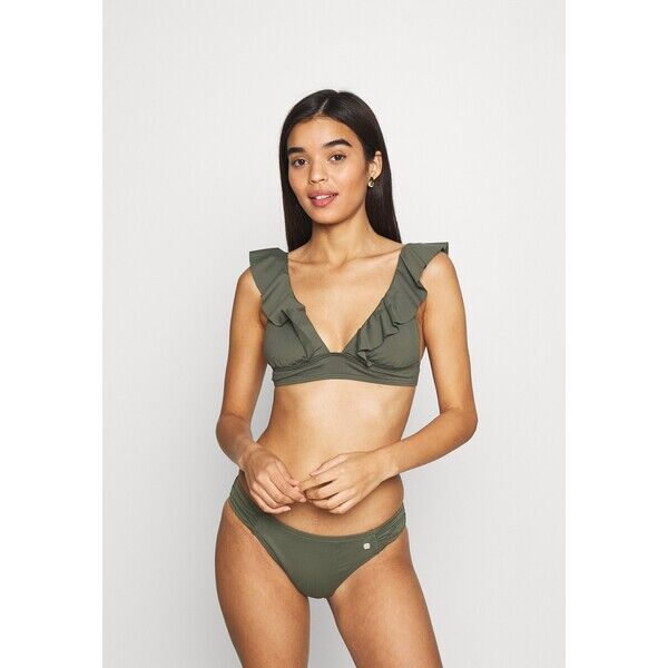 LASCANA JETTE BY LASCANA TRIANGEL VOLANT SET Bikini olive green L8381L020-M11