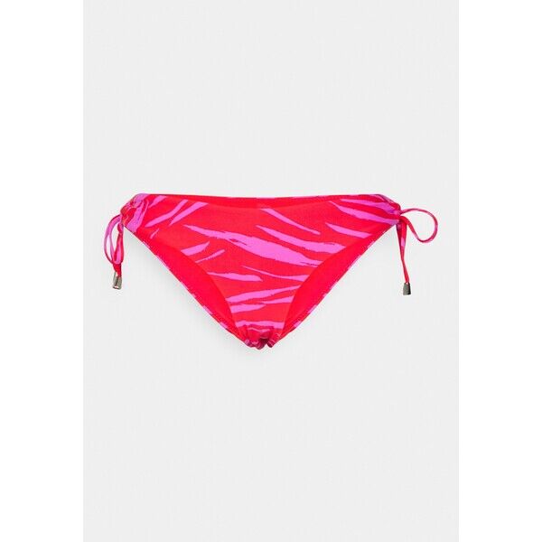 Seafolly SKIN DEEP LOOP TIE SIDE PANT Dół od bikini mandarin red S1981I08V-G11