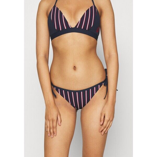 Tommy Hilfiger STRIPES SIDE TIE Dół od bikini dark blue TO181I02R-K11