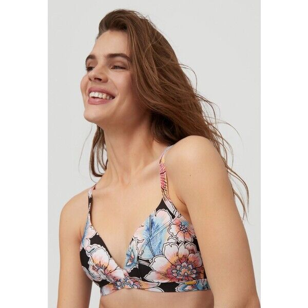 O'Neill PANAMA Góra od bikini black with red ON581J01Y-G11