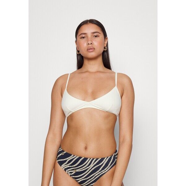 MICHAEL Michael Kors DIAGONAL BELT HIGH LEG BOTTOM Dół od bikini navy MK181I01D-K11