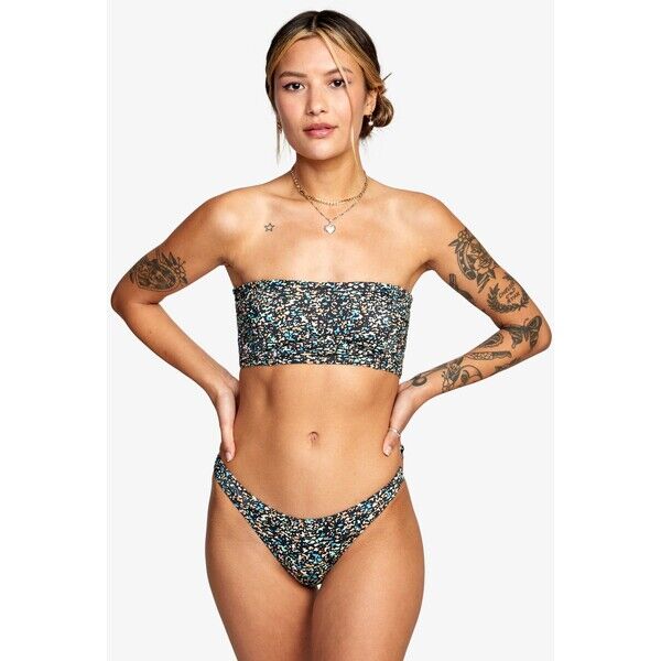 RVCA NO MATTER HAUT DE BANDEAU Góra od bikini multi RV481J02M-T11