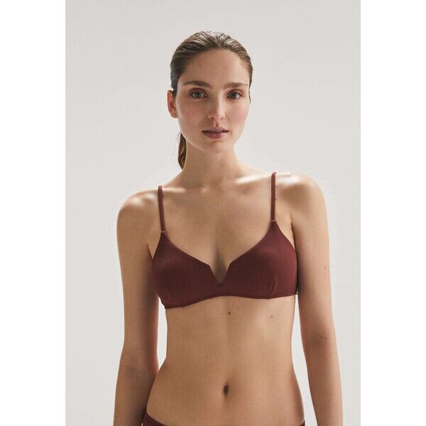 OYSHO TRIANGLE Góra od bikini brown OY181E00D-O11