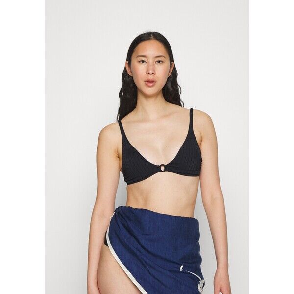 Polo Ralph Lauren LUSTER OTS BRALETTE RING Góra od bikini black PO281J01K-Q11