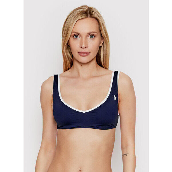 Polo Ralph Lauren Góra od bikini 21254341 Granatowy