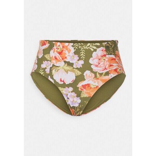 Seafolly PARADISE GARDEN HIGH WAISTED PANT Dół od bikini avocado S1981I095-M11