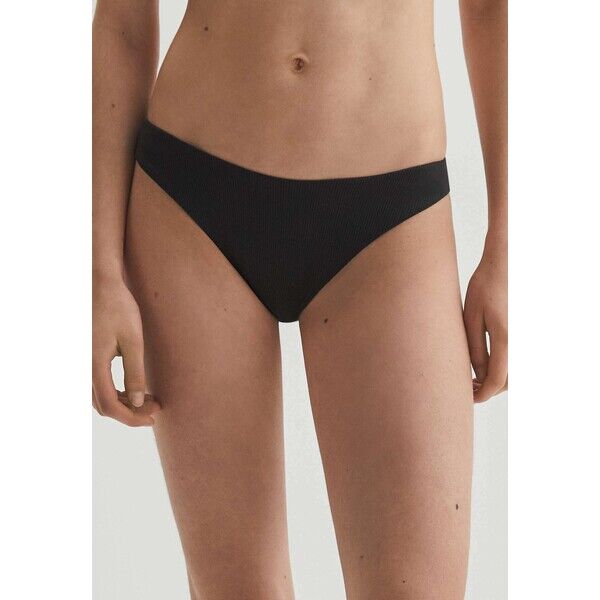 OYSHO U CUT MID RISE Dół od bikini black OY181I0JU-Q11