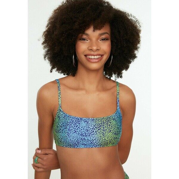 Trendyol Góra od bikini green TRU81J01E-M11