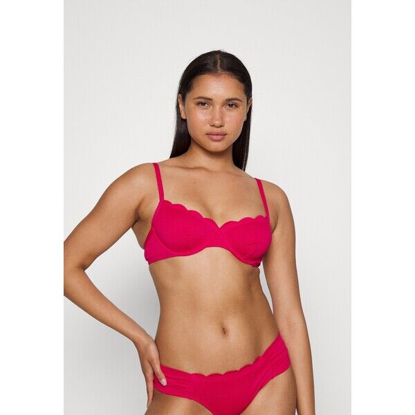 Hunkemöller SCALLOP UF Góra od bikini red HM181J0C0-G11