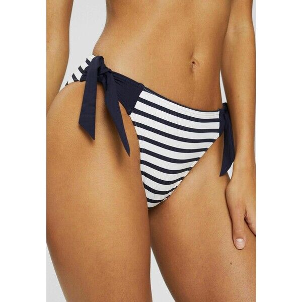 Esprit MIT STREIFEN Dół od bikini navy ES181I0F8-K11