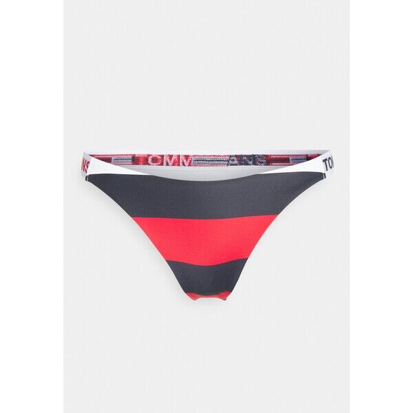 Tommy Hilfiger HIGH LEG CHEEKY Dół od bikini rugby stripe TO181I04P-G12