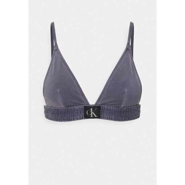 Calvin Klein Swimwear AUTHENTIC TRIANGLE Góra od bikini blue C1781J030-K11