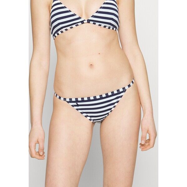 Polo Ralph Lauren HIPSTER BIND Dół od bikini white/navy PO281I01E-K11