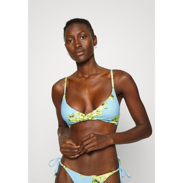 Seafolly FULL BLOOM WRAP FRONT BRALETTE Góra od bikini sky S1981J0BM-K11